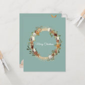 Kerstzeelieden tropische zandspiering kaart (Voorkant / Achterkant in situ)