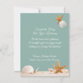 Kerstzeelieden tropische zandspiering kaart (Achterkant)