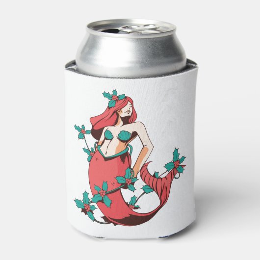 kerstzeemeermin blikjeskoeler (Blikje Voorkant)