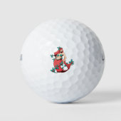 kerstzeemeermin golfballen (Voorkant)