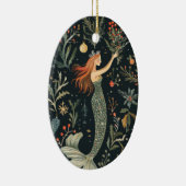 kerstzeemeermin keramisch ornament (Rechts)