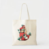 kerstzeemeermin tote bag (Voorkant)