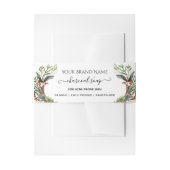 Kerstzeep buik band zeep verpakking uitnodigingen wikkel (Voorkant Voorbeeld)