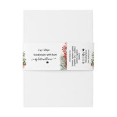 Kerstzeep buik band zeep verpakking uitnodigingen wikkel (Achterkant Voorbeeld)