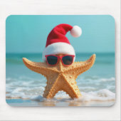 Kerstzeester in het water van de oceaan muismat (Voorkant)