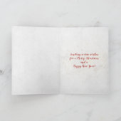 kerstzeester met zonnebril en cocktail kaart (Binnen)