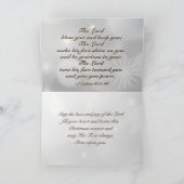 kerstzegelnummers 6:24-26 Bijbelversie Feestdagen Kaart (Binnen)