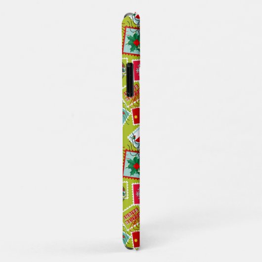 Kerstzegels met kerst Case-Mate iPhone case (Achterkant/rechts)