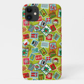 Kerstzegels met kerst Case-Mate iPhone case (Achterkant)