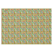 Kerstzegels met kerst tafelkleed (Voorkant (Horizontaal))