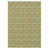 Kerstzegels met kerst tafelkleed (Voorkant)