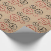 kerstzegels — omslagpapier cadeaupapier (Hoek)