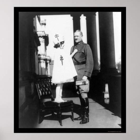 kerstzegels voor generaal Pershing 1921 Poster (Voorkant)