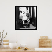 kerstzegels voor generaal Pershing 1921 Poster (Keuken)