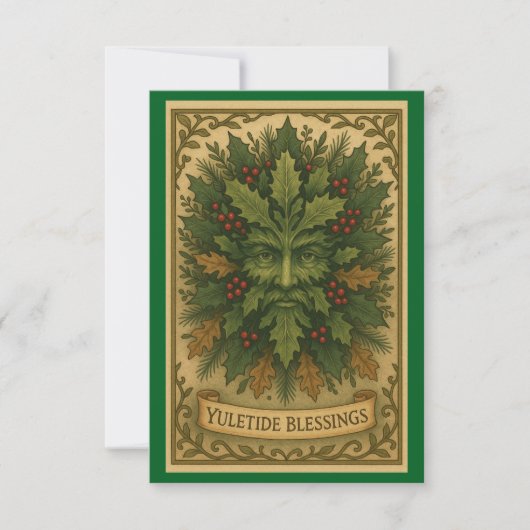 Kerstzegen Bedankkaart (Voorkant)