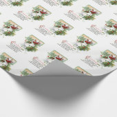 Kerstzegen Cadeaupapier (Hoek)