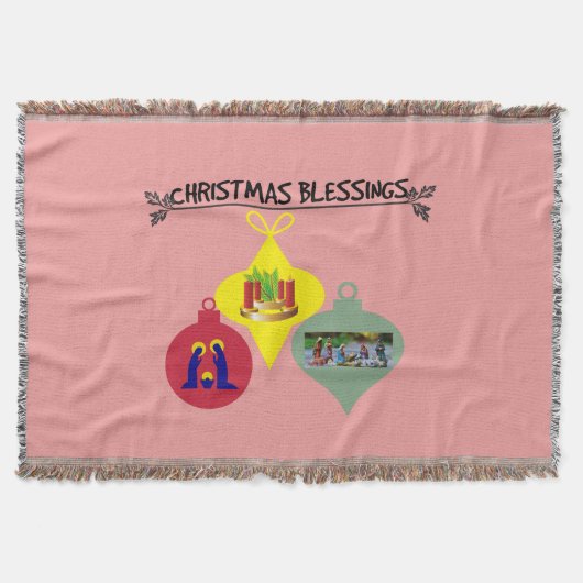 Kerstzegen deken (Voorkant)