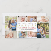 Kerstzegen | Fotocollage | Feestdagenkaart (Voorkant)