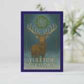Kerstzegen Herten Enclosure Kaart (Staand voorkant)