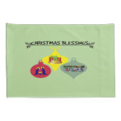 Kerstzegen Kussensloop (Achterkant-Rechts)