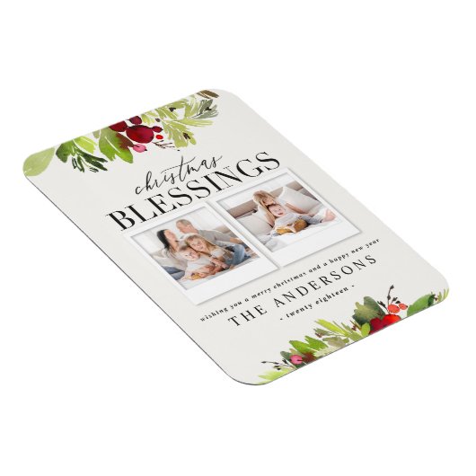 kerstzegen met meervoudig fotopapier en -foliën h magneet (Rechterzijde)