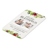 kerstzegen met meervoudig fotopapier en -foliën h magneet (Linkerzijde)