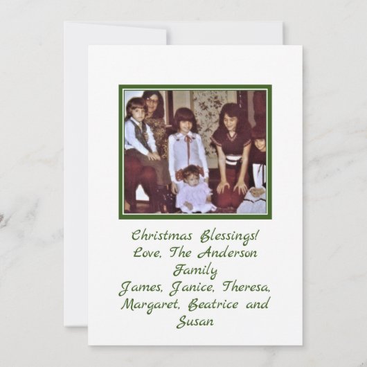 kerstzegeningen (Achterkant)