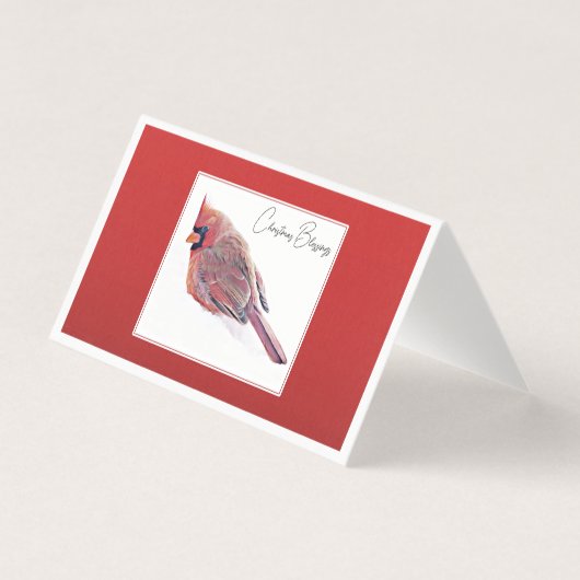 Kerstzegeningen - De geboorte van onze Heer Kaart (Voorkant)