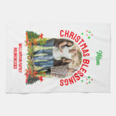 KERSTZEGENINGEN Familie Reünie Souvenir Theedoek (Horizontaal)