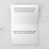 kerstzegeningen feestdagen kaart (Binnen)