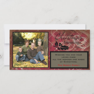 Kerstzegeningen Fotokaart Feestdagenkaart
