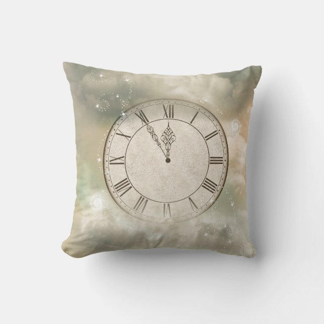 kerstzegeningen, groen, goud, glitter, grof kussen (Voorkant)