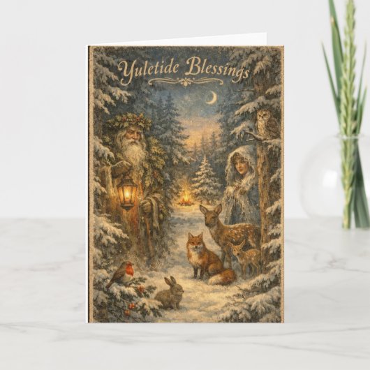 Kerstzegeningen Kaart (Voorkant)