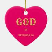 kerstzegeningen keramisch ornament (Achterkant)