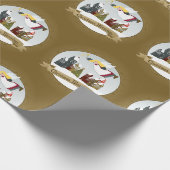 kerstzegeningen - kerstangel cadeaupapier (Hoek)