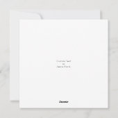 Kerstzegeningen Minimalistische Familiefoto Feestdagenkaart (Achterkant)