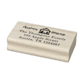 kerstzegeningen Nativiteit Typografie Rubberstempel (Stempel)