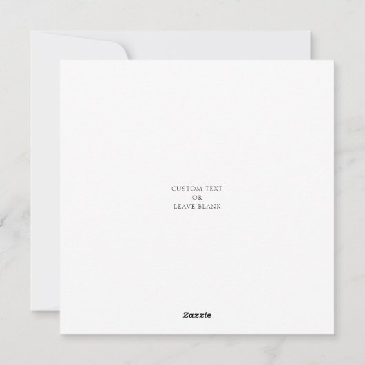 Kerstzegeningen Pas getrouwd Elegant Destination Feestdagenkaart (Achterkant)