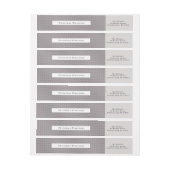 Kerstzegeningen Vakantie Retour Adres (Vel)