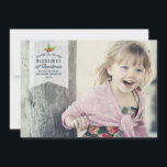 kerstzegeningen | Vakantieknopkaart Feestdagenkaart<br><div class="desc">Kerstzegeningen Vakantie Fotokaart. Volledige foto naar rand en bericht "Wensende u de ware Zegeningen van Kerstmis" met hulst en bessen is ingesteld als onderdeel van het ontwerp. Voeg 2 regels tekst toe bovenop het gescreende witte lint, maar u kunt klikken op "aanpassen" om meer letters toe te voegen. Rode strepen...</div>