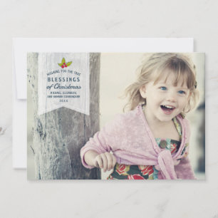 kerstzegeningen   Vakantieknopkaart Feestdagenkaart