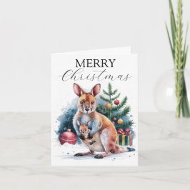 Kerstzegeningen vanuit het hart van Australië Kaart