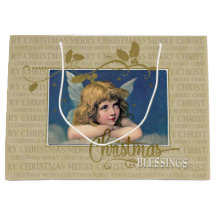 Kerstzegeningen Vintage Engel