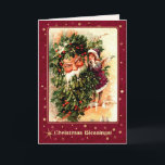 kerstzegeningen. Vintage-Kaarten voor Kerstmis Feestdagen Kaart<br><div class="desc">kerstzegeningen. Happy Yule. Vintage kerstengel  kerstWenskaarten. Overeenkomende kaarten,  gunsten en geschenken die beschikbaar zijn in de categorie Kerstmis en Nieuw jaar van onze winkel.</div>