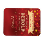 Kerstzegeningen voor priesters met rode, gouden st magneet (Horizontaal)