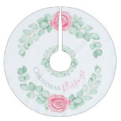 kerstzegeningen Waterverf Eucalyptus Floral Kerstboom Rok (Voorkant)