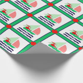 Kerstzeilen Cadeaupapier (Hoek)