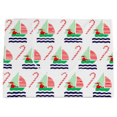 Kerstzeilen Nautisch Groot Cadeauzakje (Voorkant)