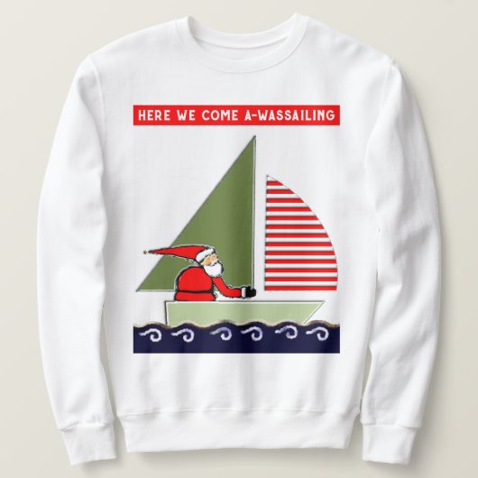 Kerstzeilen Trui (Design voorkant)