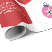 Kerstzeshoek Santa Tree Snowman Ornament Icon Cadeaupapier (Rol Hoek)